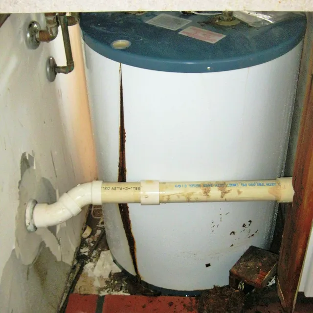 Cause of loss: a busted water heater